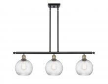 Innovations Lighting 516-3I-BAB-G1214-8 - Twisted Swirl 3 Light Island Light part of the Ballston Collection