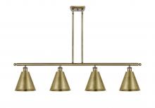Innovations Lighting 516-4I-AB-MBC-8-AB - Berkshire - 4 Light - 48 inch - Antique Brass - Stem hung - Island Light