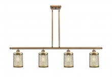Innovations Lighting 516-4I-BB-M18-BB - Nestbrook - 4 Light - 48 inch - Brushed Brass - Multi Pendant