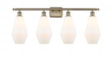Innovations Lighting 516-4W-AB-G651-7 - Cindyrella - 4 Light - 37 inch - Antique Brass - Bath Vanity Light