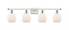 Innovations Lighting 516-4W-WPC-G101 - Belfast - 4 Light - 36 inch - White Polished Chrome - Bath Vanity Light