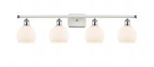 Innovations Lighting 516-4W-WPC-G121-6 - Athens - 4 Light - 36 inch - White Polished Chrome - Bath Vanity Light
