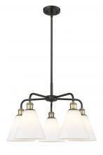 Innovations Lighting 516-5CR-BAB-GBC-81 - Berkshire - 5 Light - 26 inch - Black Antique Brass - Chandelier