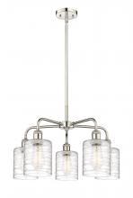 Innovations Lighting 516-5CR-PN-G1113 - Cobbleskill - 5 Light - 23 inch - Polished Nickel - Chandelier