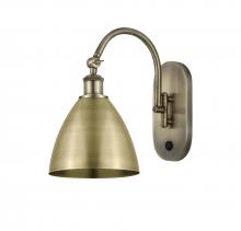 Innovations Lighting 518-1W-AB-MBD-75-AB - Bristol - 1 Light - 8 inch - Antique Brass - Adjustable Swing Arm