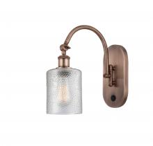 Innovations Lighting 518-1W-AC-G112 - Cobbleskill - 1 Light - 5 inch - Antique Copper - Adjustable Swing Arm