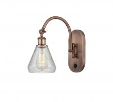 Innovations Lighting 518-1W-AC-G275 - Conesus - 1 Light - 6 inch - Antique Copper - Adjustable Swing Arm
