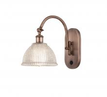 Innovations Lighting 518-1W-AC-G422 - Arietta - 1 Light - 8 inch - Antique Copper - Adjustable Swing Arm