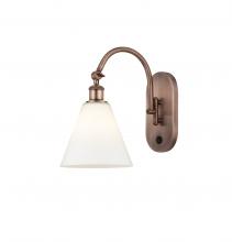 Innovations Lighting 518-1W-AC-GBC-81 - Berkshire - 1 Light - 8 inch - Antique Copper - Adjustable Swing Arm