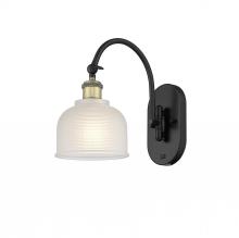 Innovations Lighting 518-1W-BAB-G411 - Dayton - 1 Light - 6 inch - Black Antique Brass - Adjustable Swing Arm