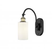 Innovations Lighting 518-1W-BAB-G801 - Clymer - 1 Light - 4 inch - Black Antique Brass - Adjustable Swing Arm