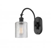 Innovations Lighting 518-1W-BK-G112 - Cobbleskill - 1 Light - 5 inch - Matte Black - Adjustable Swing Arm