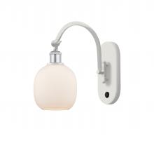 Innovations Lighting 518-1W-WPC-G101 - Belfast - 1 Light - 6 inch - White Polished Chrome - Adjustable Swing Arm