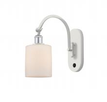 Innovations Lighting 518-1W-WPC-G111 - Cobbleskill - 1 Light - 5 inch - White Polished Chrome - Adjustable Swing Arm