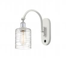 Innovations Lighting 518-1W-WPC-G1113 - Cobbleskill - 1 Light - 5 inch - White Polished Chrome - Adjustable Swing Arm