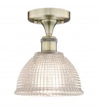 Innovations Lighting 616-1F-AB-G422 - Arietta - 1 Light - 8 inch - Antique Brass - Semi-Flush Mount