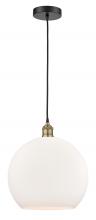 Innovations Lighting 616-1P-BAB-G121-14 - Athens - 1 Light - 14 inch - Black Antique Brass - Cord hung - Pendant