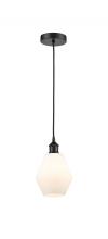 Innovations Lighting 616-1P-BK-G651-6 - Cindyrella - 1 Light - 6 inch - Matte Black - Cord hung - Mini Pendant