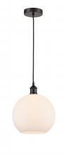 Innovations Lighting 616-1P-OB-G121-10 - Athens - 1 Light - 10 inch - Oil Rubbed Bronze - Cord hung - Mini Pendant