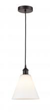 Innovations Lighting 616-1P-OB-GBC-81 - Berkshire - 1 Light - 8 inch - Oil Rubbed Bronze - Cord hung - Mini Pendant