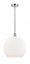 Innovations Lighting 616-1P-PC-G121-14 - Athens - 1 Light - 14 inch - Polished Chrome - Cord hung - Pendant