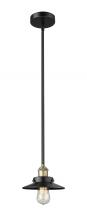 Innovations Lighting 616-1SH-BAB-M6-BK - Edison - 1 Light - 8 inch - Black Antique Brass - Stem hung - Mini Pendant