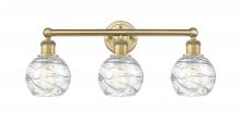 Innovations Lighting 616-3W-BB-G1213-6 - Athens Deco Swirl - 3 Light - 24 inch - Brushed Brass - Bath Vanity Light