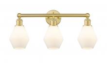 Innovations Lighting 616-3W-SG-G651-6 - Cindyrella - 3 Light - 24 inch - Satin Gold - Bath Vanity Light