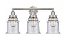 Innovations Lighting 616-3W-SN-G184 - Canton - 3 Light - 24 inch - Brushed Satin Nickel - Bath Vanity Light