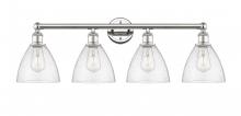 Innovations Lighting 616-4W-PN-GBD-754 - Bristol - 4 Light - 35 inch - Polished Nickel - Bath Vanity Light
