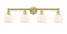 Innovations Lighting 616-4W-SG-G121-6 - Athens - 4 Light - 33 inch - Satin Gold - Bath Vanity Light