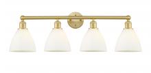 Innovations Lighting 616-4W-SG-GBD-751 - Bristol - 4 Light - 35 inch - Satin Gold - Bath Vanity Light