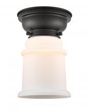 Innovations Lighting 623-1F-BK-G181 - Canton - 1 Light - 6 inch - Matte Black - Flush Mount