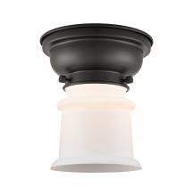 Innovations Lighting 623-1F-BK-G181S - Canton - 1 Light - 6 inch - Matte Black - Flush Mount