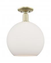 Innovations Lighting 716-1C-AB-G121-12 - Athens - 1 Light - 12 inch - Antique Brass - Semi-Flush Mount