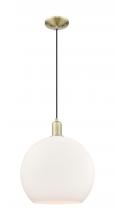 Innovations Lighting 716-1P-AB-G121-14 - Athens - 1 Light - 14 inch - Antique Brass - Cord hung - Mini Pendant