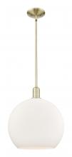 Innovations Lighting 716-1S-AB-G121-14 - Athens - 1 Light - 14 inch - Antique Brass - Stem hung - Mini Pendant