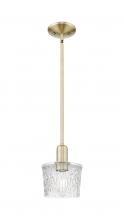 Innovations Lighting 716-1S-AB-G402 - Niagara - 1 Light - 7 inch - Antique Brass - Stem hung - Mini Pendant
