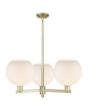 Innovations Lighting 716-3CR-AB-G121-10 - Athens - 3 Light - 32 inch - Antique Brass - Stem hung - Pendant