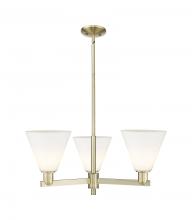 Innovations Lighting 716-3CR-AB-GBC-81 - Berkshire Glass - 3 Light - 30 inch - Antique Brass - Stem hung - Pendant