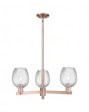 Innovations Lighting 716-3CR-AC-G292 - Salina - 3 Light - 28 inch - Antique Copper - Stem hung - Pendant