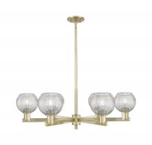 Innovations Lighting 716-6CR-AB-G122C-6CL - Athens - 6 Light - 36 inch - Antique Brass - Stem hung - Chandelier
