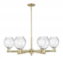 Innovations Lighting 716-6CR-AB-G362 - Waverly - 6 Light - 36 inch - Antique Brass - Stem hung - Chandelier