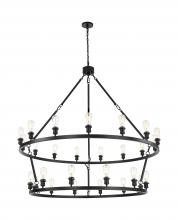 Innovations Lighting 8506-BK - Saloon - 27 Light - 50 inch - Matte Black - Chain Hung - Chandelier