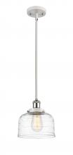 Innovations Lighting 916-1S-WPC-G713 - Bell - 1 Light - 8 inch - White Polished Chrome - Mini Pendant
