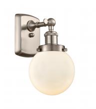 Innovations Lighting 916-1W-SN-G201-6 - Beacon - 1 Light - 6 inch - Brushed Satin Nickel - Sconce