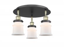 Innovations Lighting 916-3C-BAB-G181S - Canton - 3 Light - 17 inch - Black Antique Brass - Semi-Flush Mount