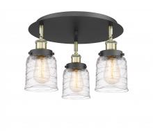 Innovations Lighting 916-3C-BAB-G513 - Bell - 3 Light - 17 inch - Black Antique Brass - Semi-Flush Mount