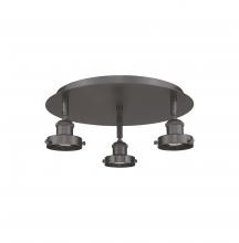 Innovations Lighting 916-3C-OB - Ballston Urban - 3 Light - 15 inch - Oil Rubbed Bronze - Semi-Flush Mount