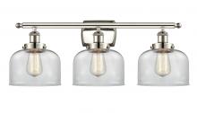 Innovations Lighting 916-3W-PN-G72 - Bell - 3 Light - 28 inch - Polished Nickel - Bath Vanity Light